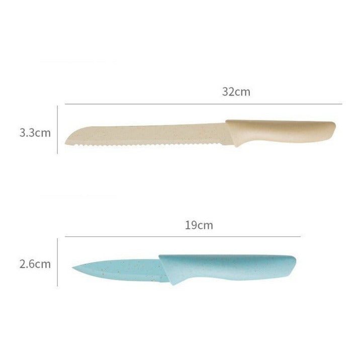 Set Juego De Cuchillos 6 Piezas Colores