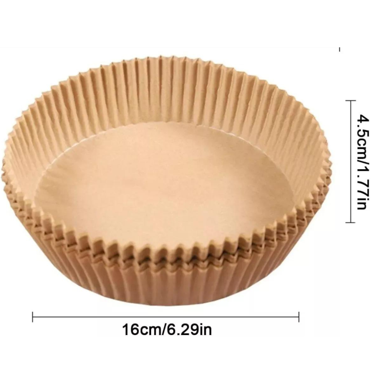 Filtro Para Freidora De Aire 100 Pc 20cm