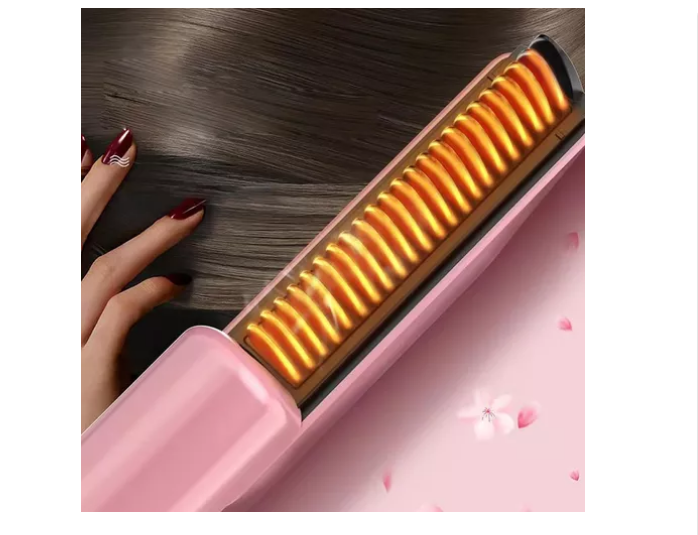 Peine Alisador De Cabello Calentamiento