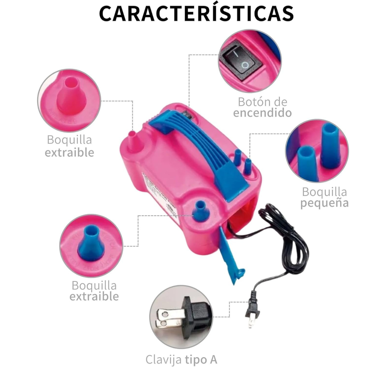 Bomba De Aire Electrica Para Fiestas