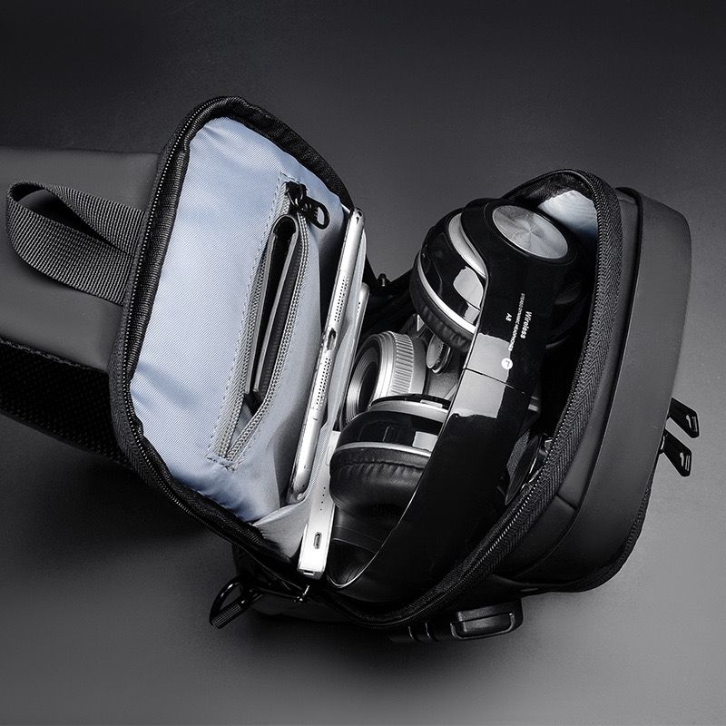BOLSO ANTIRROBO CON CARGA USB+BLOQUEO