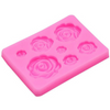 Moldes 7 Espacios Rosas De Fondant