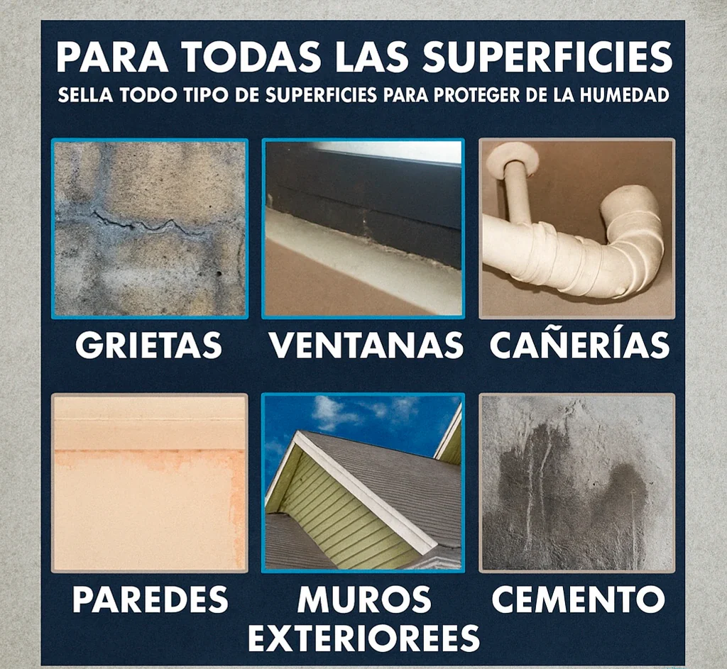 Sellador Transparente Impermeable 1 kg + Brocha