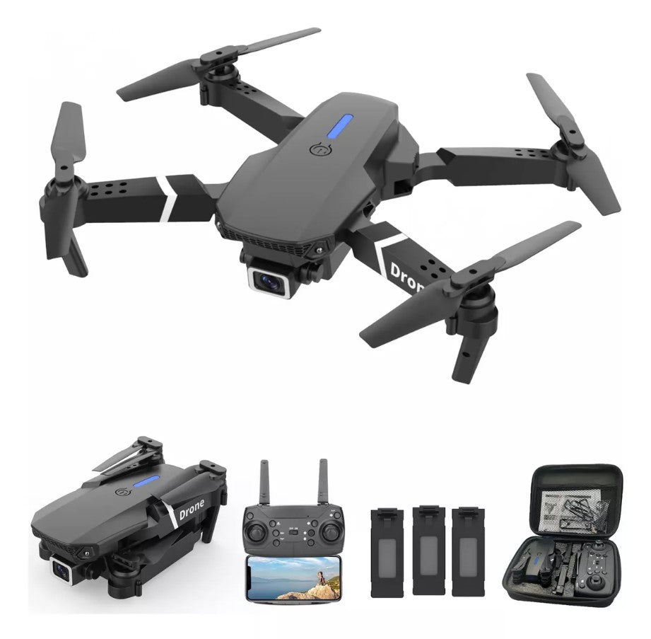 DRON DOBLE CÁMARA 4K PRO RECARGABLE