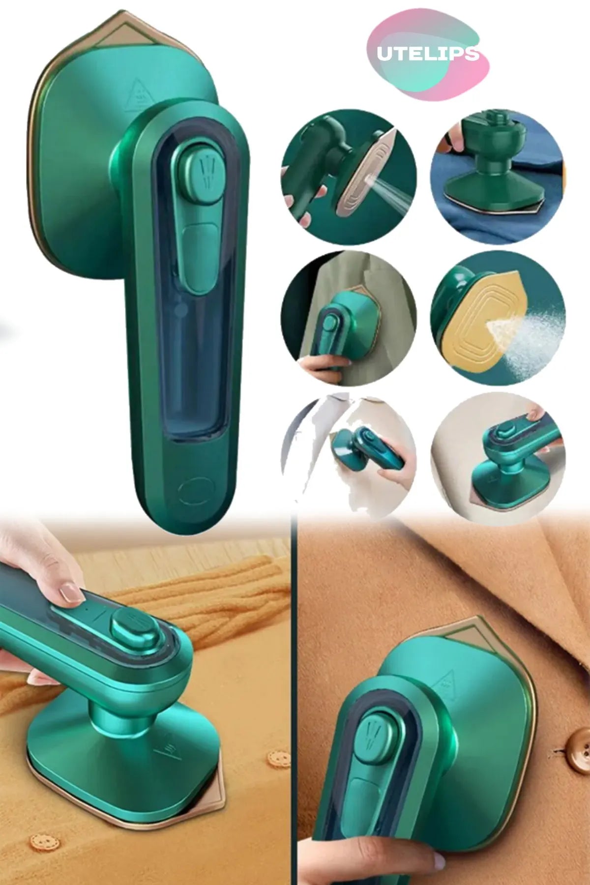 MINI PLANCHA A VAPOR DE MANO PORTÁTIL