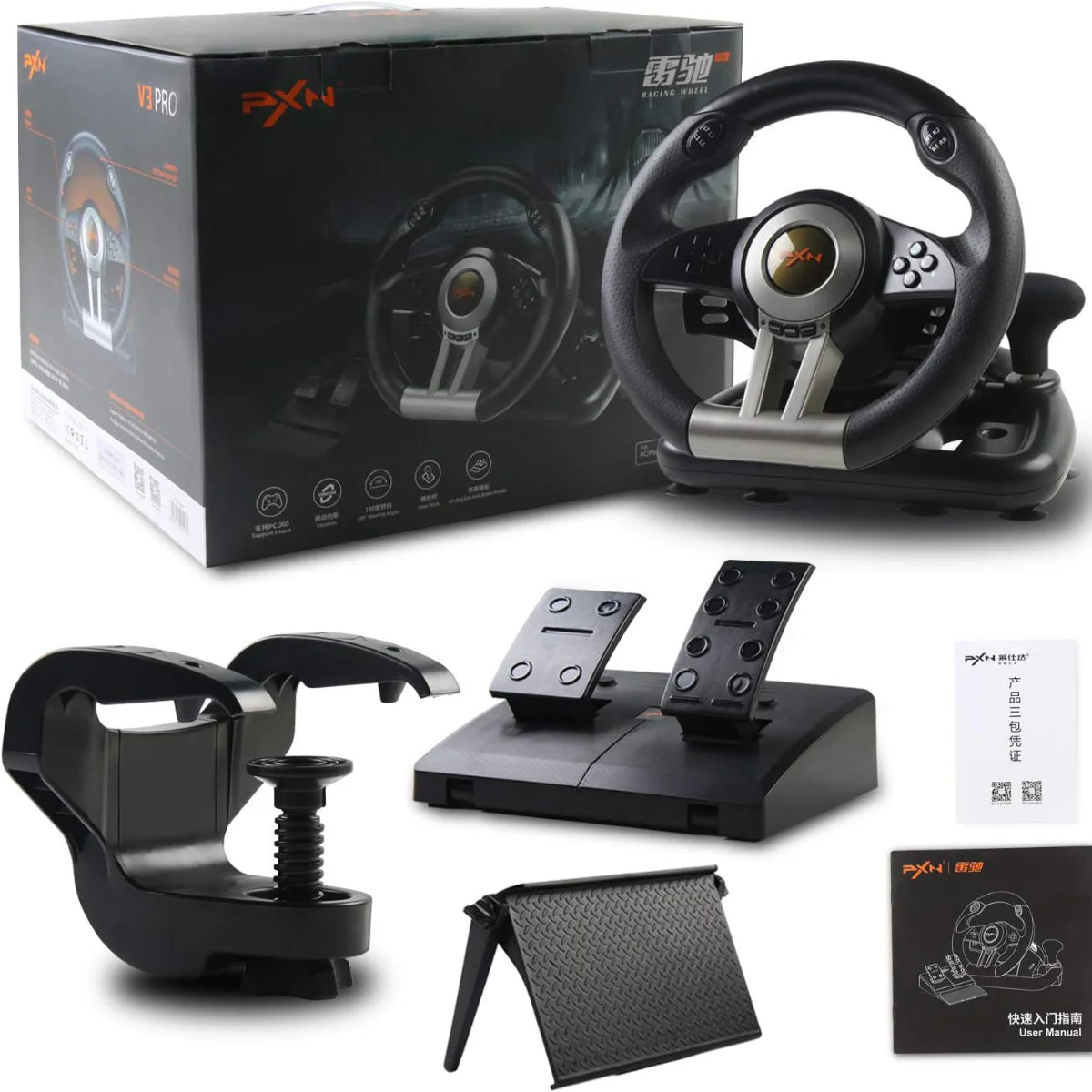 VOLANTE GAMER PXN V3 PRO