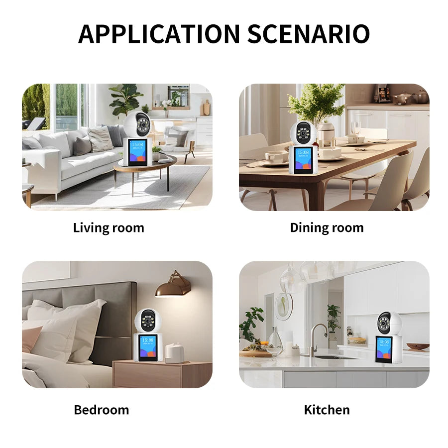 CÁMARA DE SEGURIDAD CON VIDEO LLAMADAS IP WIFI