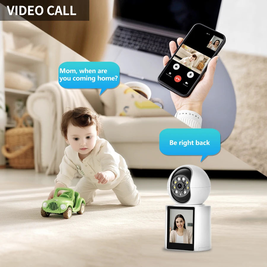 CÁMARA DE SEGURIDAD CON VIDEO LLAMADAS IP WIFI