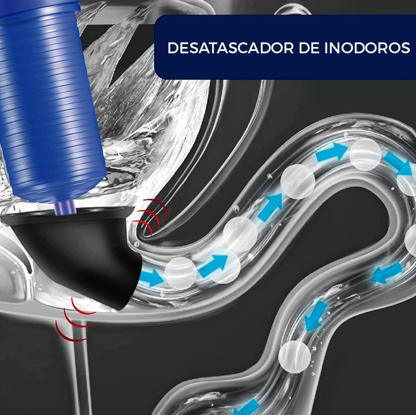 PISTOLA DESTAPA BAÑOS Y DESAGÜES