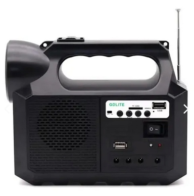 Kit Lampara Solar De Camping Usb Radio