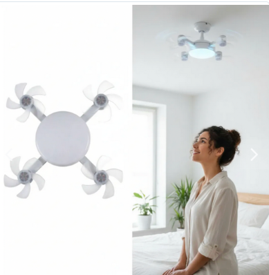 Ventilador de Techo con Luz LED Ajustabl