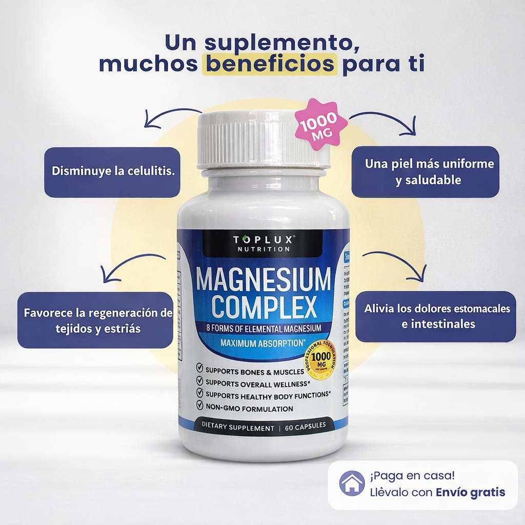 MAGNESIO COMPLEX 8 ELEMENTAL 1000 MG