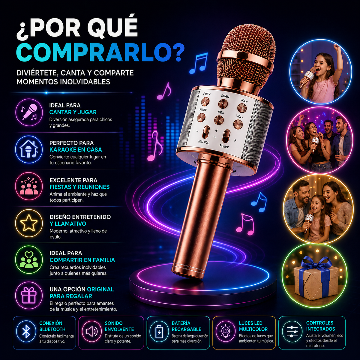 Micrófono Interactivo 🎤🎶