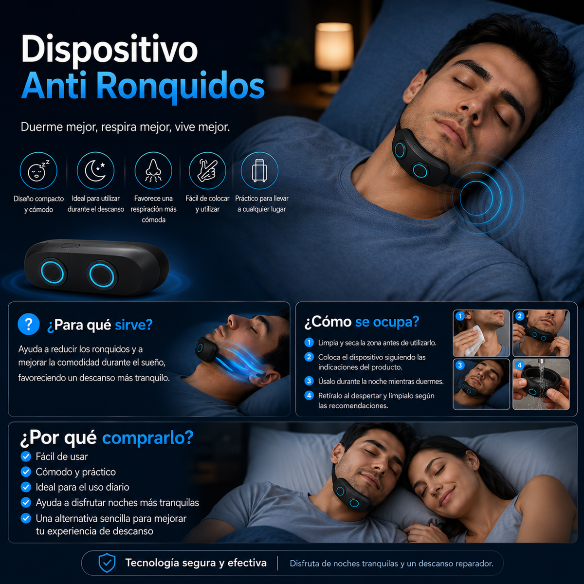 Dispositivo Anti Ronquidos