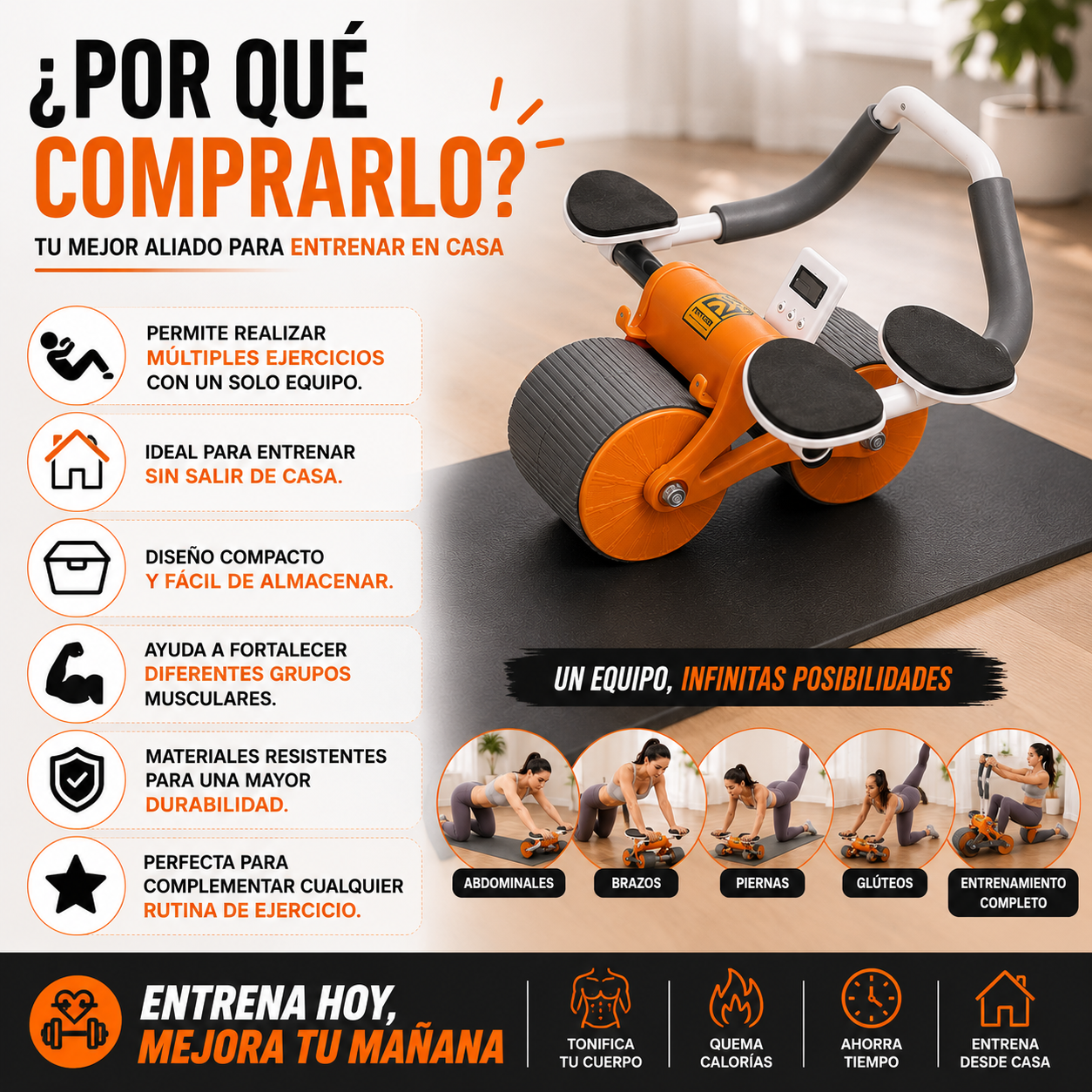 Máquina Abdominal Multifuncional