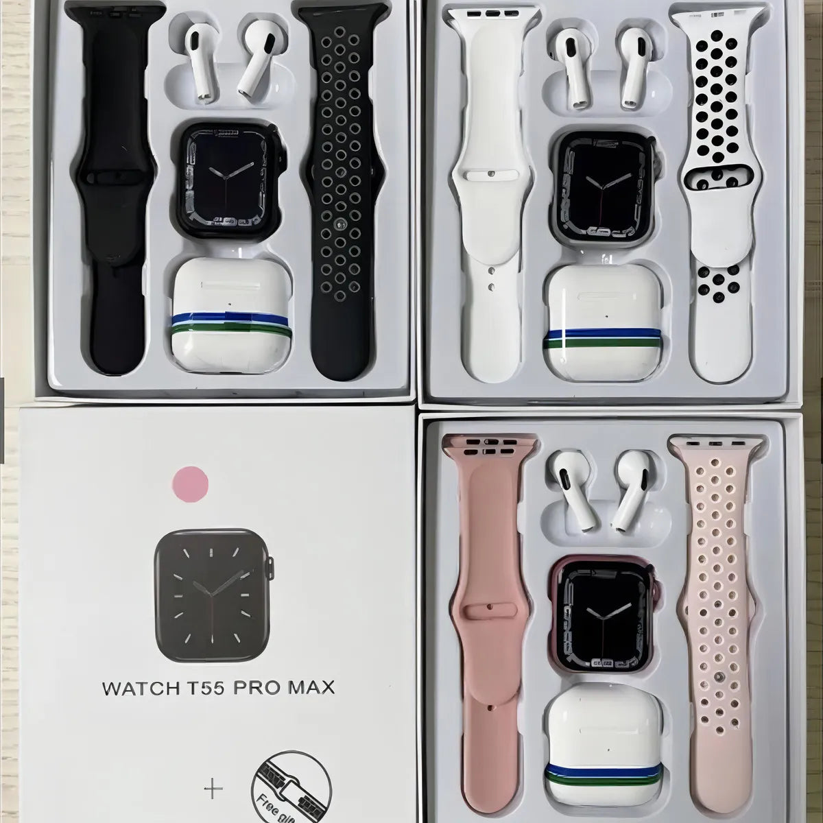 PACK SMARTWATCH+ AURICULARES T55 PRO MAX