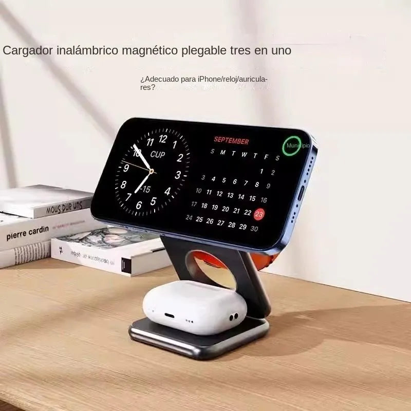 Cargador 3 EN 1 inalámbrico MagSafe para Apple