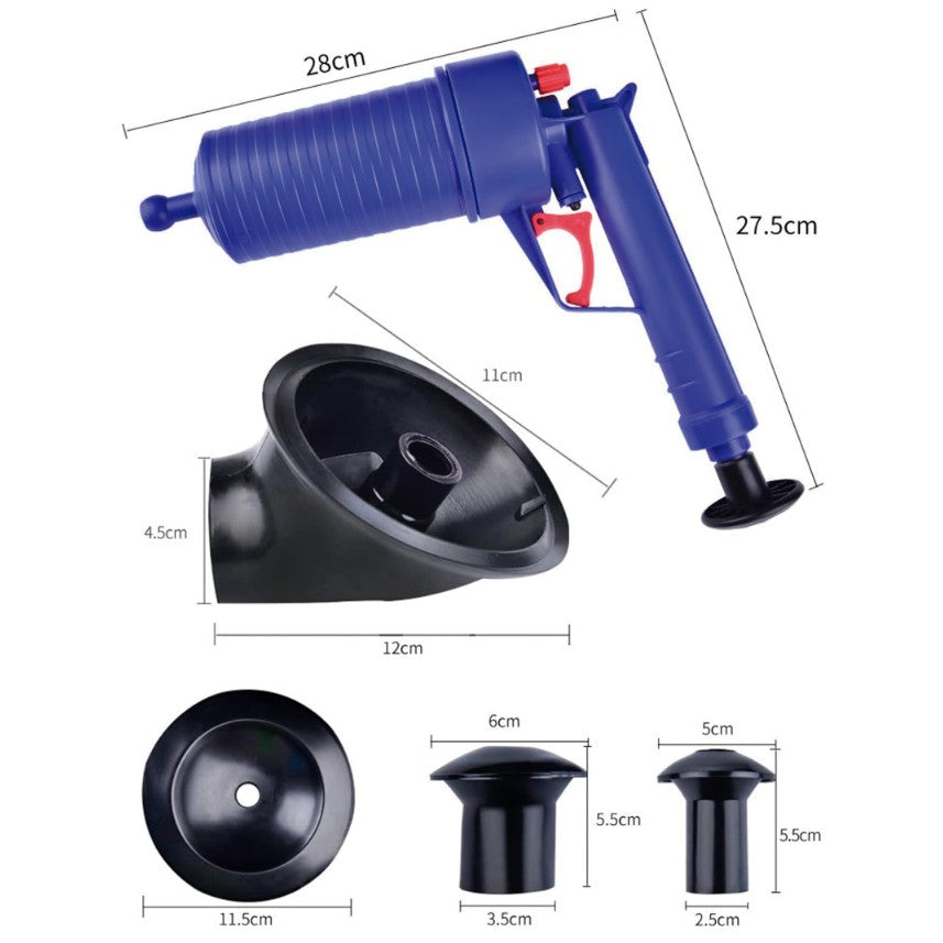 PISTOLA DESTAPA BAÑOS Y DESAGÜES