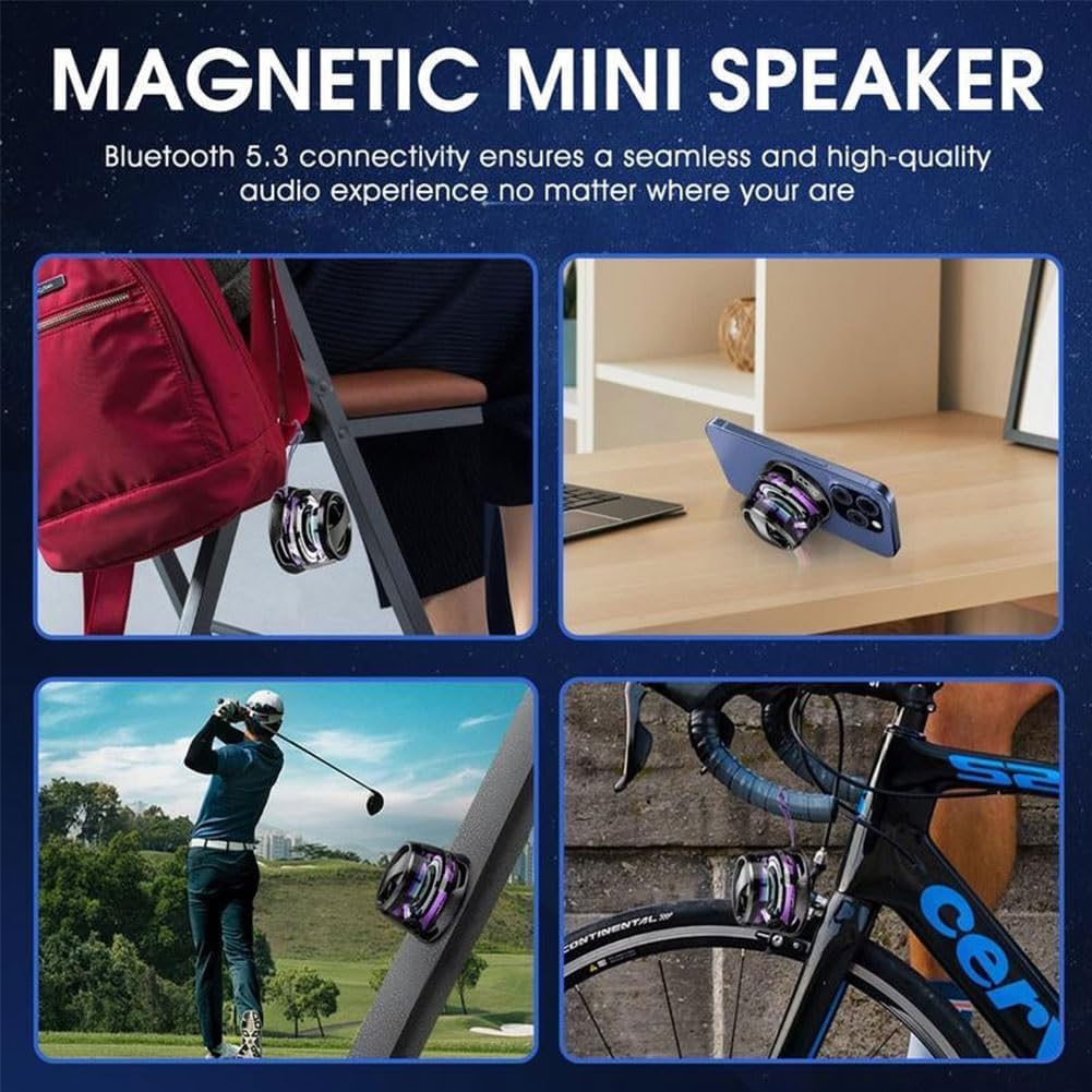 MINI PARLANTE MAGNÉTICO MULTIFUNCIONAL