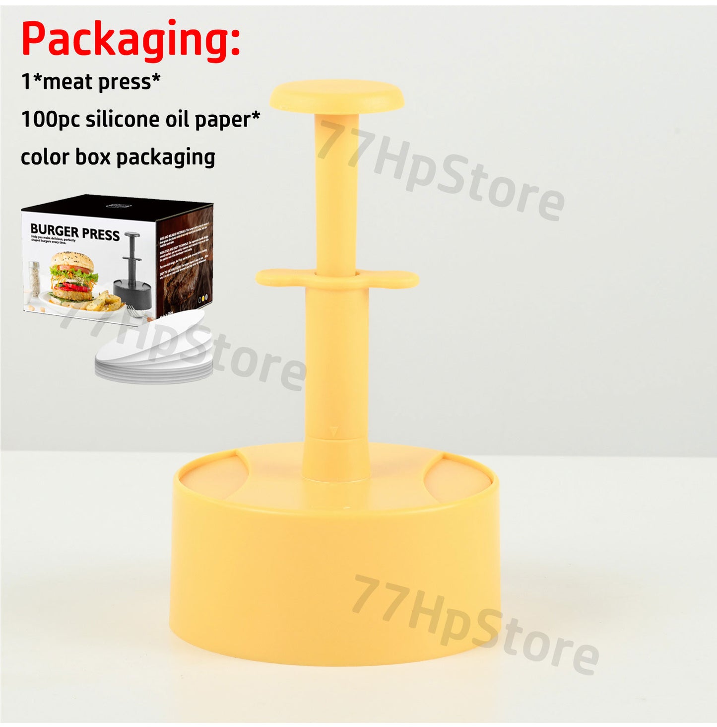 Prensa Manual de carne para hamburguesas
