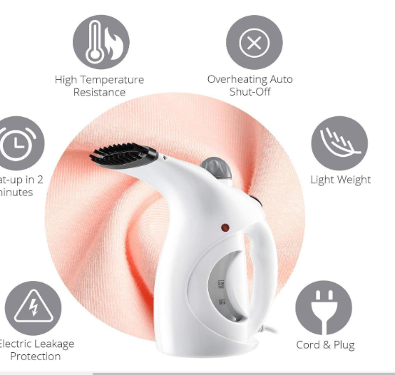 PLANCHA A VAPOR PARA ROPA Y SAUNA FACIAL