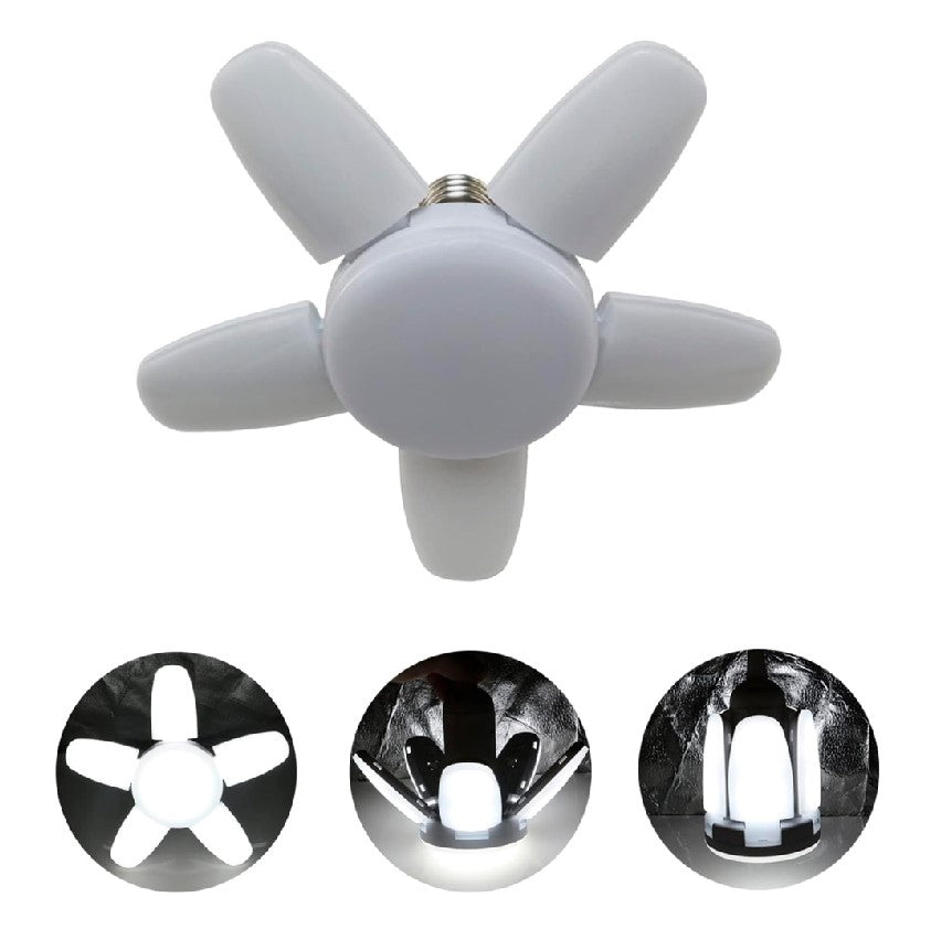 AMPOLLETA LED DE 5 ASPAS Y 55W