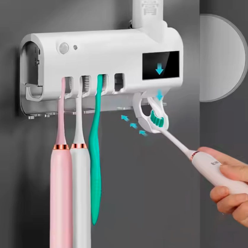 NUEVO PORTA CEPILLOS CON DISPENSADOR DE PASTA