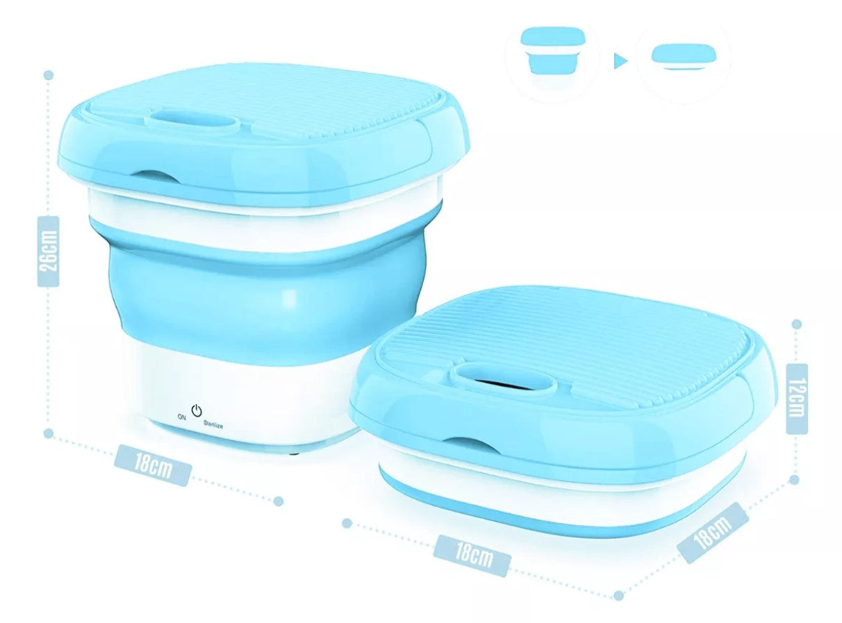 Mini Lavadora de Ropa Plegable