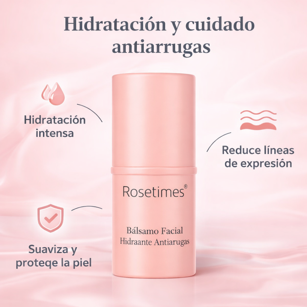 BALSAMO FACIAL HIDRATANTE ANTIARRUGAS ROSETIMES®