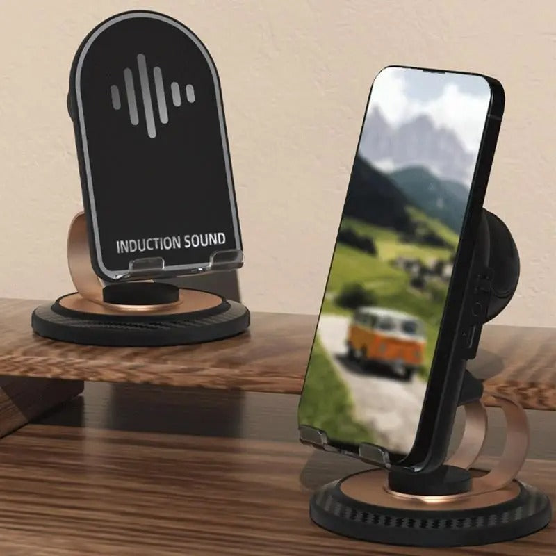 SOPORTE PARLANTE POR INDUCCIÓN PARA TELEFONO CELULAR