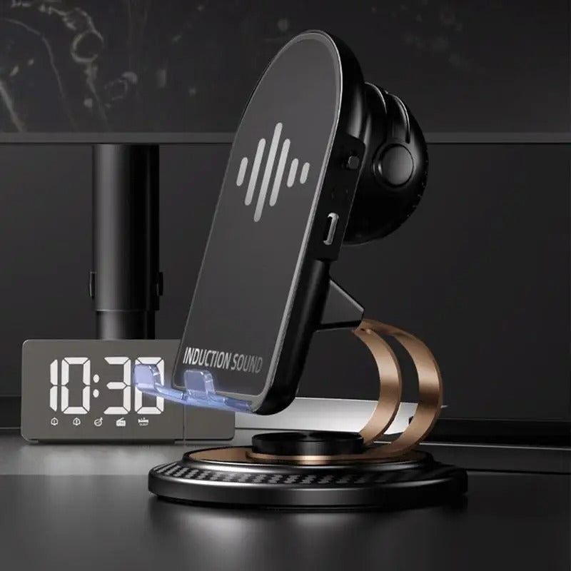 SOPORTE PARLANTE POR INDUCCIÓN PARA TELEFONO CELULAR