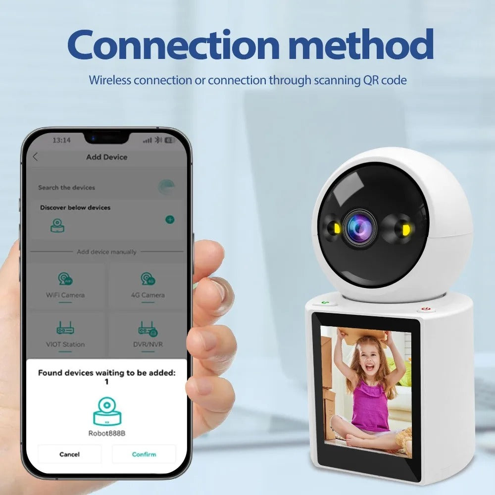 CÁMARA DE SEGURIDAD CON VIDEO LLAMADAS IP WIFI