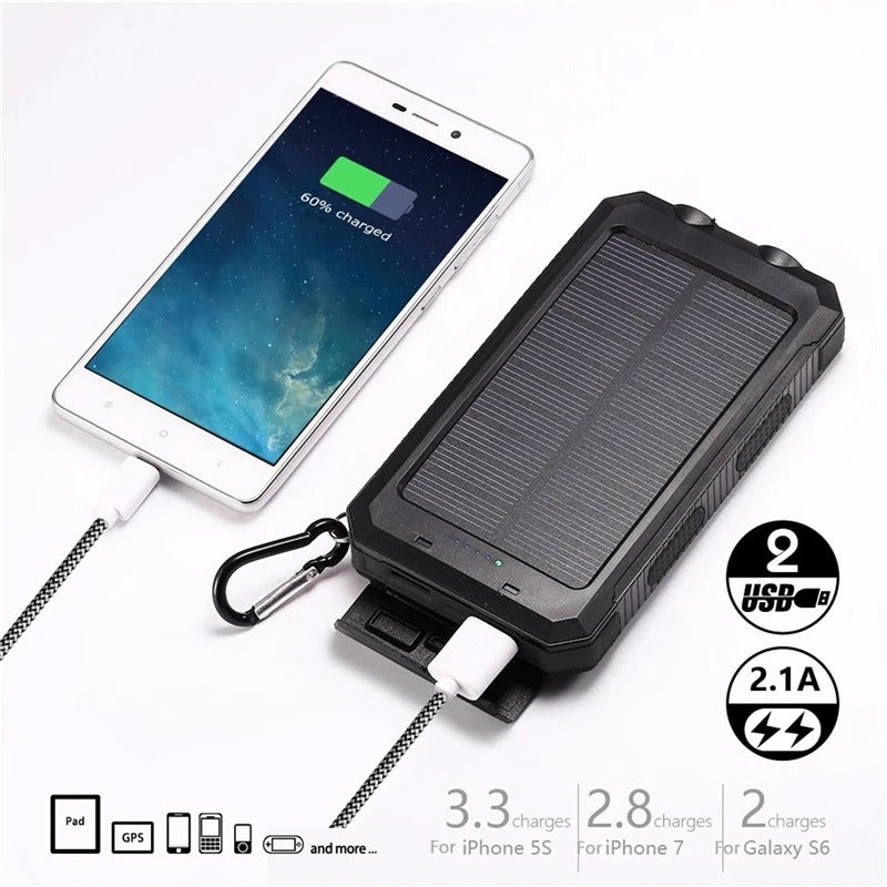 POWER BANK CON CARGA SOLAR