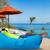 SOFÁ INFLABLE LARGO DE CAMPING