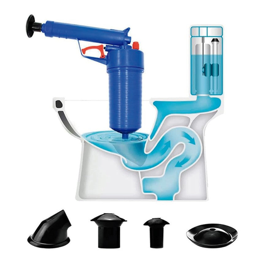 PISTOLA DESTAPA BAÑOS Y DESAGÜES