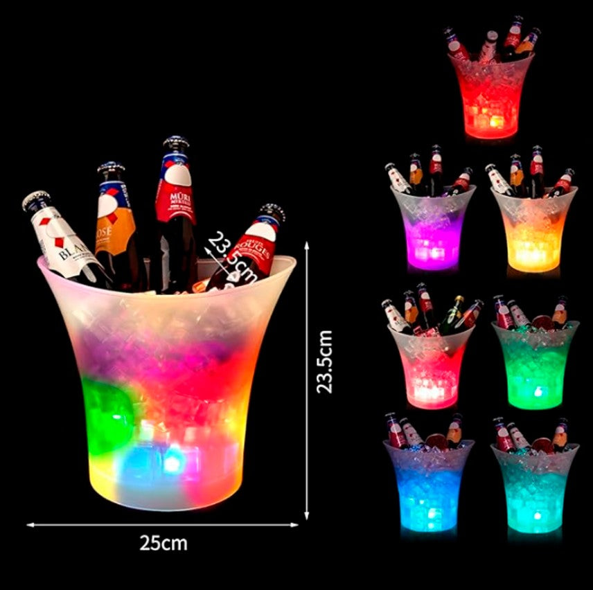 Hielera Led De Colores