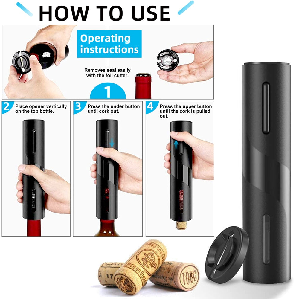 Extractor de Sacacorchos de vino automático