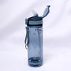 Botella de agua deportiva con bombilla