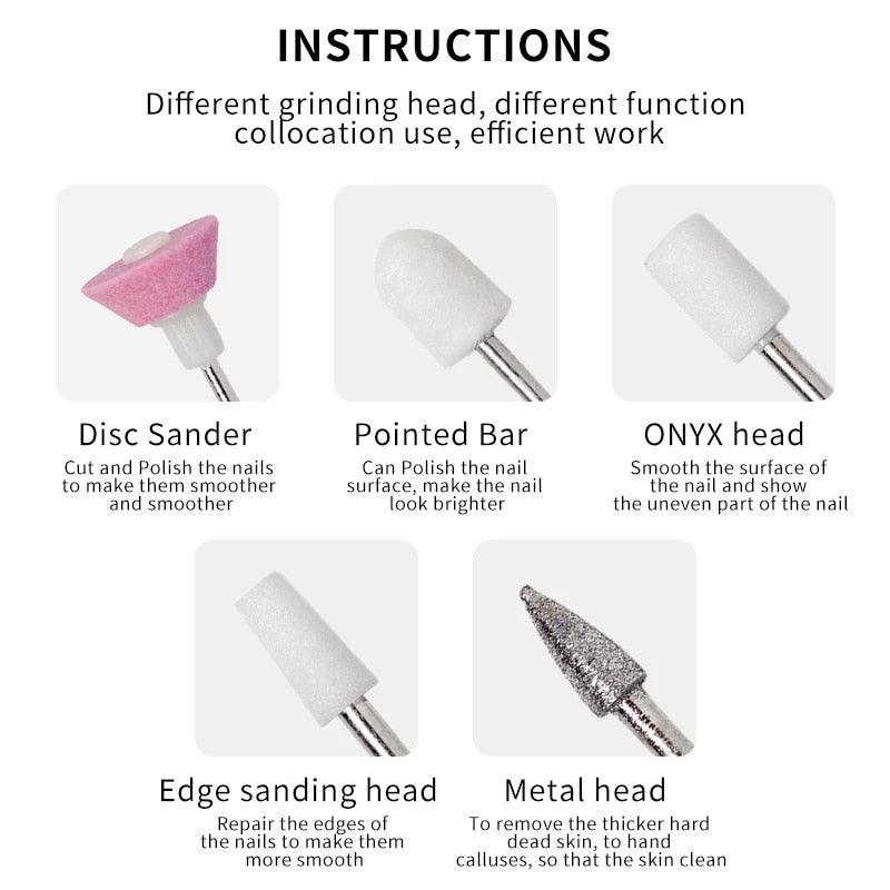 Esmeril Para uñas Electrico