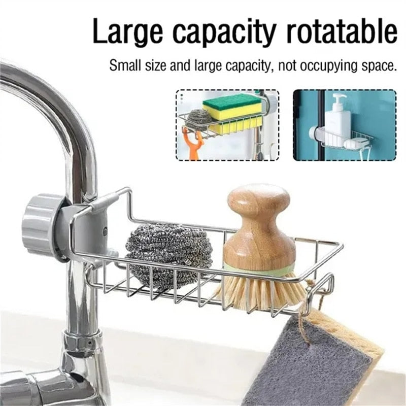 Escurridor de acero inoxidable para fregadero de cocina