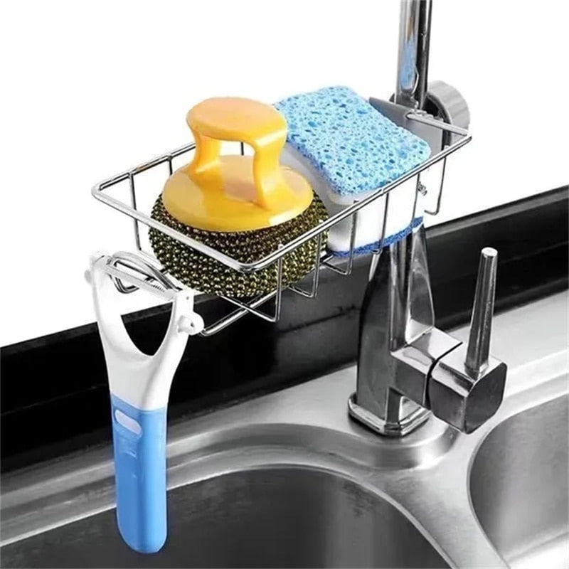 Escurridor de acero inoxidable para fregadero de cocina
