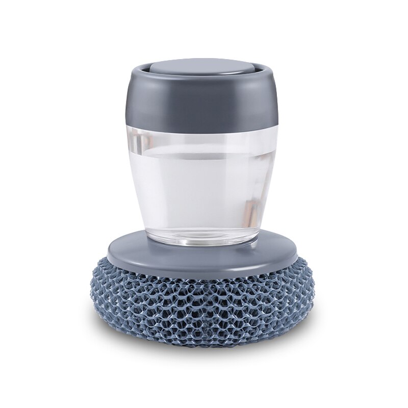 Dispensador automático de jabón para cocina, cepillo de palma para lavar platos