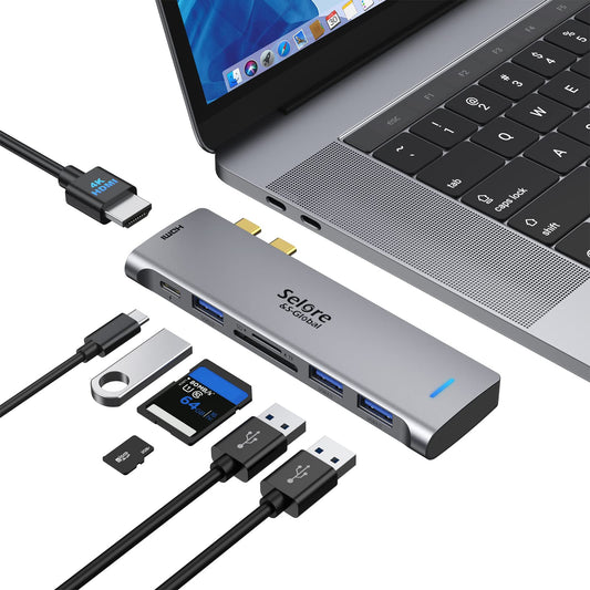 Concentrador de puertos USB tipo C
