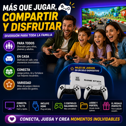 Consola Juegos RETRO GAME STICK PRO-20.000 JUEGOS+ ENVÍO GRATIS 🚚