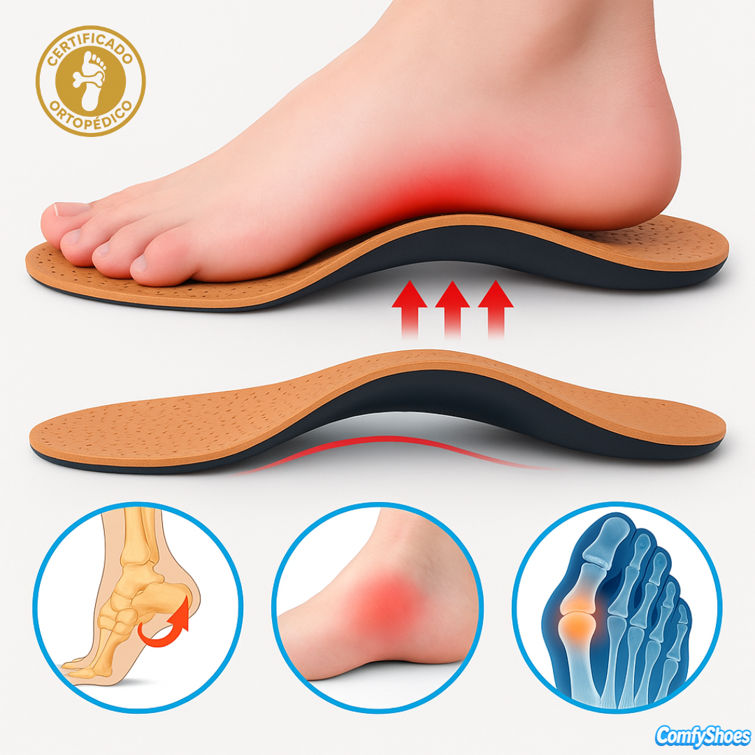 Plantillas Ortopédicas | Alivia Dolor de Pies y Fascitis Plantar (Lleva 2 Paga 1)