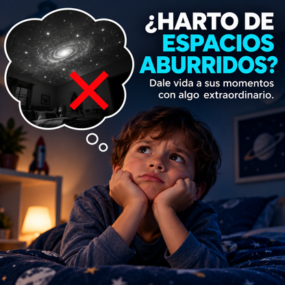 Proyector Galaxia Astronauta LED