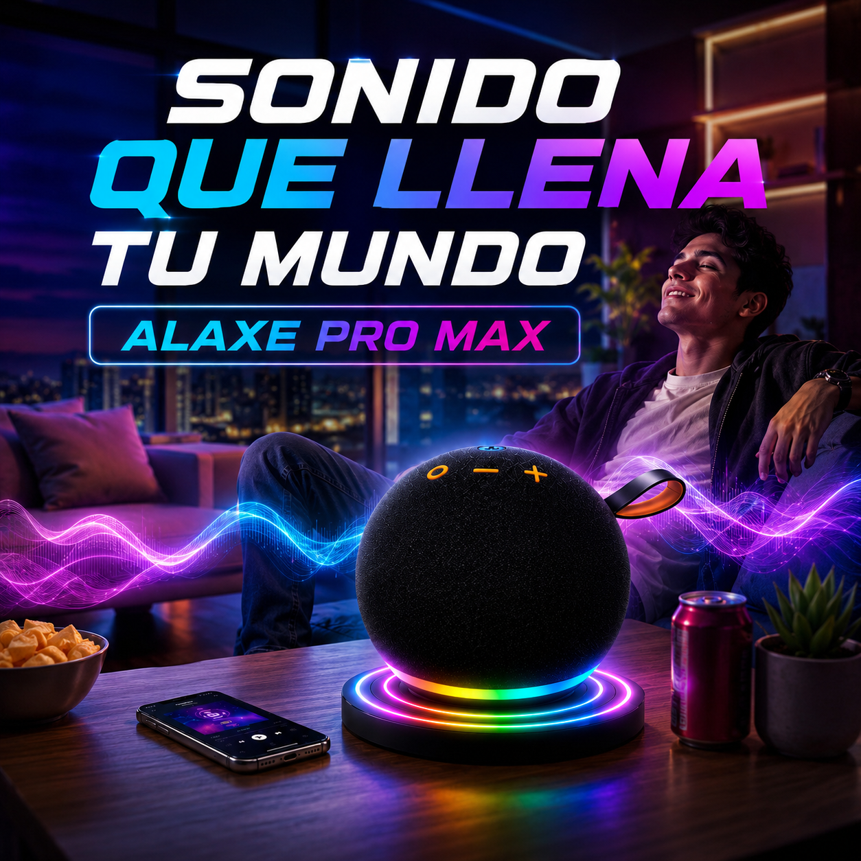 Alaxe Pro Max: Potencia, Estilo y Sonido que Impresiona+ ENVÍO GRATIS 🚚