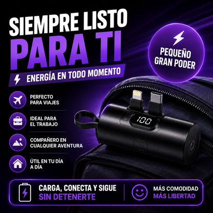 Cargador Portátil para celular tipo llavero+ ENVÍO GRATIS 🚚