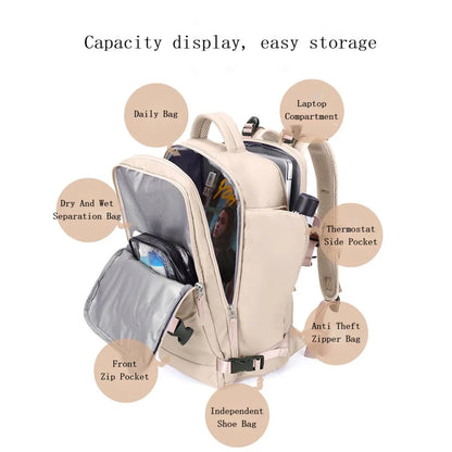 Travelers Backpack™ - Mochila Viajera con Múltiples Compartimientos - La Mochila Ideal para Viajeros