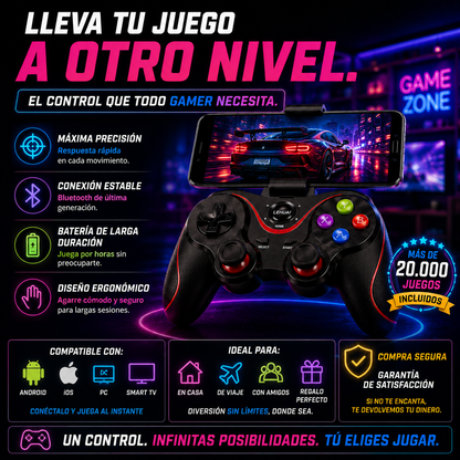 Control Gamer Bluetooth para celular